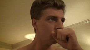 Tyler Swallows Tiny Loser Watching TV- MKV