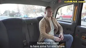 Nasty Bitch Cockriding Lucky Guy In Car