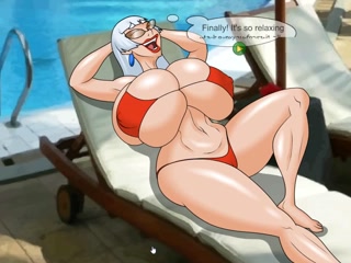 [Xmas Hentai Game] Ep.8 Tinker naughty girl get her butt slapped by Mrs. Santa gigantic breast