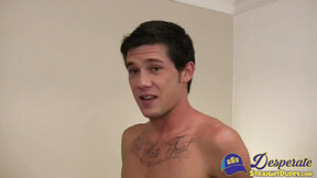 Twinks John & Tyler are having a hot time trading blowjobs & handjobs