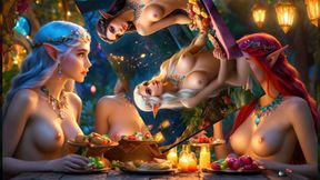 Beautiful Elf Girls in Party 3