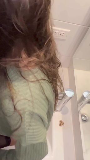 Sex in the bathroom at a family party   Clip 1