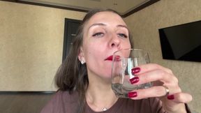 Uvula Spit Close-up POV