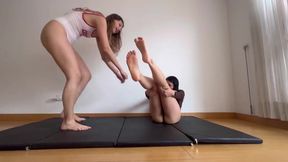 Big Ass Wrestling Between Women