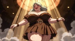 Ai Cartoon BBW Dancing Women Clips