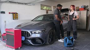 mischievous mechanic dolly dyson squirts like crazy during intense bbc fuck fest gp3430