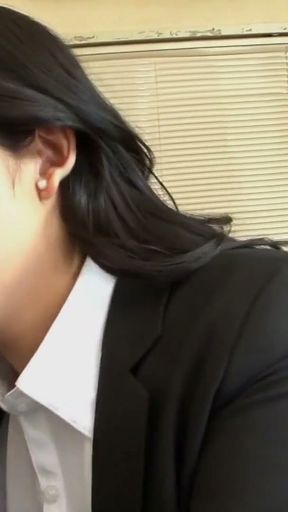 Japanese Boss Lady wants to know how well the new intern fucks   Clip 1