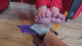 Home Made Tickling Machine #2 - MARCIA TICKLED - HD