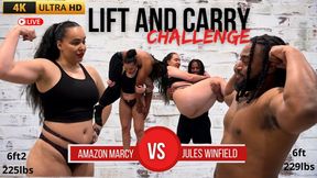 Lift and Carry Challenge #25 - Amazon Marcy vs Fitness Tall Jules Winfield (4K Ultra HD - Dolby Vision)