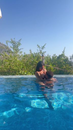 Being Unfaithful to My Husband with the Huge Cock Neighbor in the Pool Yasmina Khan