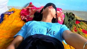 Fucked sister&#039;s friend with spit in pussy by feeding rasmalai