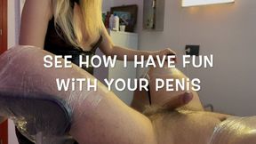 GEA DOMINA - SEE HOW I HAVE FUN WITH YOUR PENIS (MOBILE)