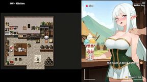 ntr tales the elf next stream [ cuckold hentai game ] ep.3 cheating gf flirt with her streaming fan !