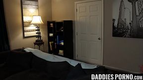 DaddiesPorno.com - Rob Quin &amp_ Jordi Massive - Rimming and penetrating my kinky stepson Rob Quins tight ass until he cums