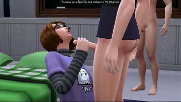 Shy classmate gets her ass penetrated for education - Sims 4 3D Hentai