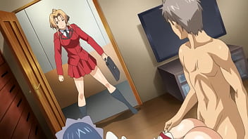 18-Year-Old StepSister and StepBrother Caught in Hentai Action [Subtitled]
