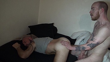 2909 jess ROYAN fucked barebakc by XXL COCK of sexy stright boy curious