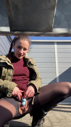 Frankfurt, Above the Dächern Cumshot Face, Mouth