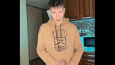 I Couldnt Stop Stroking My Big Cock Until I Covered The Floor In Sperm
