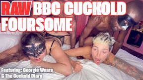 Raw BBC Interracial Cuckold Foursome: Massive Black Cocks Pound Size Queen Hotwives – Chastity Cuck Serves & Takes Dirty Talk SPH Humiliation Tease [HD 720p]
