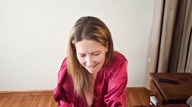 Stepmom trains her virgin stepson to blow his first load deep inside