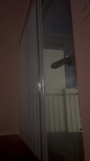 Fucking my ass in the vacant apartment next door