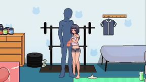 Delivery Hot - Delivering packages and meeting Sakura who likes to work out and protein like cum