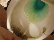 Blue plus yellow is a tint of green - trans piss