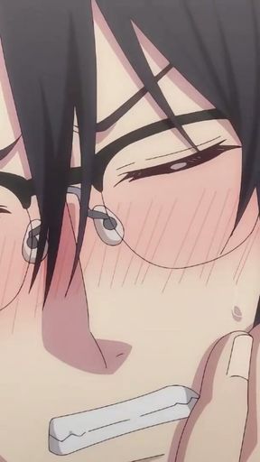 Nerdy gay pinned rough in hotel bed with hardcore anal finish - Hentai Porn   Clip 1