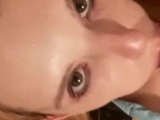 Sexy cop stretches pussy with massive BBC toy