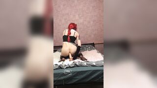 The very first ass fucking in a month is always like the very first anal invasion in life