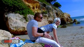 milky cooper and leo galvez anal sex fun at the beach