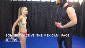 Bonnie Dolce vs. The Mexican, face sitting