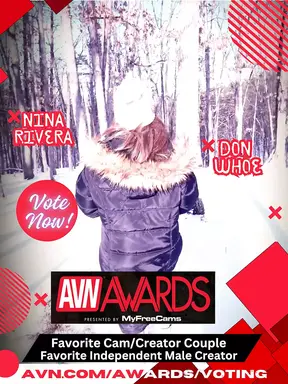 Snow-covered ebony teen dances naked in the cold