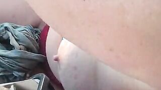 Having Fun with her titted