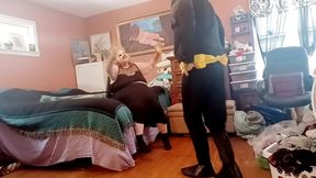 Bat Girl (nurse Vicki) Gives Bat Man a Blow Job!