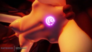 Genshin Impact - Mona Threesome with double Creampie [UNCENSORED HENTAI 4K]