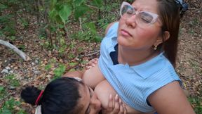 Big Boob Latina Gets Her Tits Sucked