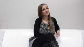 ”Czech teen getting her milk jugs creamed”