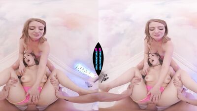 Watch Electra Rayne and Veronica Weston's hot threesome in a hot POV display of their lesbian love for each other
