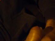 Jerking Off My Big Uncut Cock Outdoors With People Passing By. Public Cum.