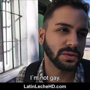 Young Amateur Straight Latino Paid To Fuck Gay Guy In Alley