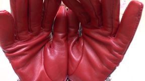 Red Leather Gloves-the Scent of Leather Makes You Weak, Lady Victoria Valente