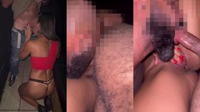 hotwife vai na casa de swing encontrar um pauzudo e acaba colocando o corno pra mamar a piroca do amante