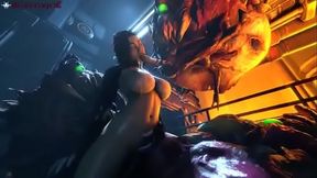 悪魔とロボットのポルノ編集