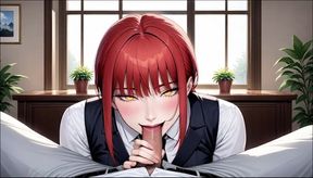 Makima finally gave herself to the Chainsaw Man