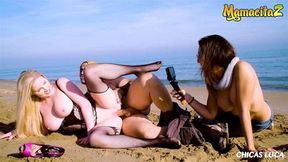 MAMACITAZ #Georgie, Frida and Miguel Latino Couple Picks Up And Fucks Irish Babe