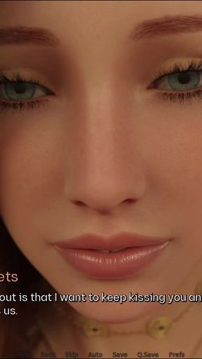 Powerful moment from &quot;Romantic Kissing and Falling in Love with His Hot Sexy MILF Landlady - Heart Problems 21&quot;