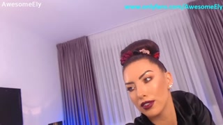 Horny Teen With Fishnet Stockings Likes To Play With Pussy