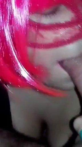 Hot maid sucking cocking and ending up in the tail